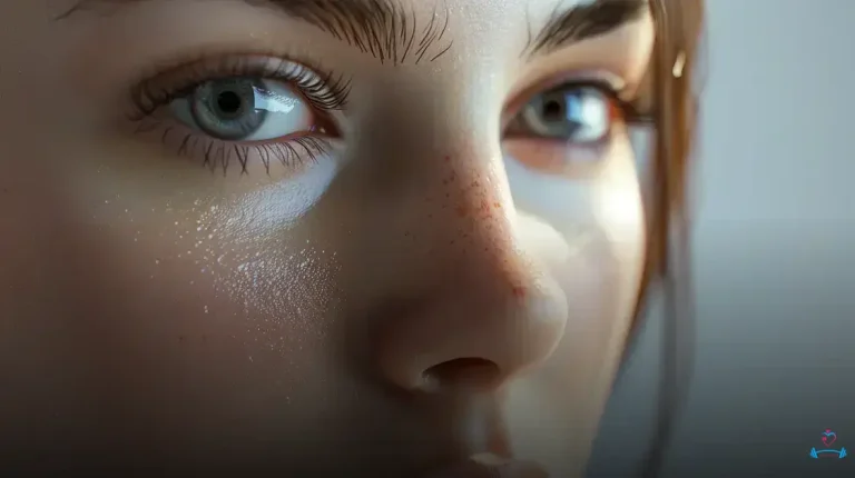 pele oleosa do rosto