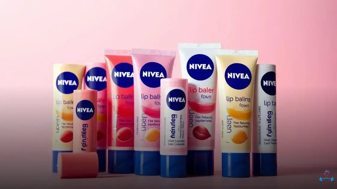hidratante labial nivea cores