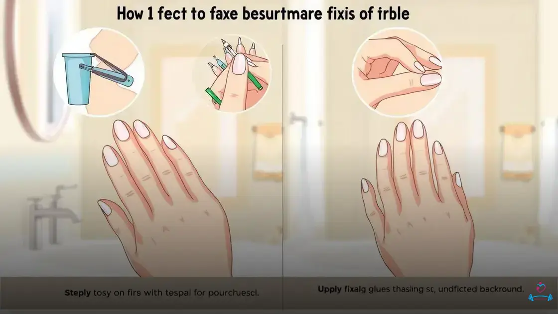 como colar unha postiça sem cola