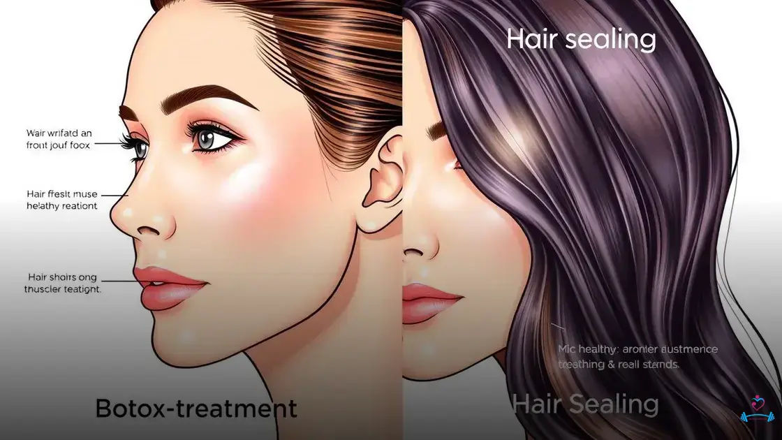 Qual a diferença de botox para selagem que você precisa saber?