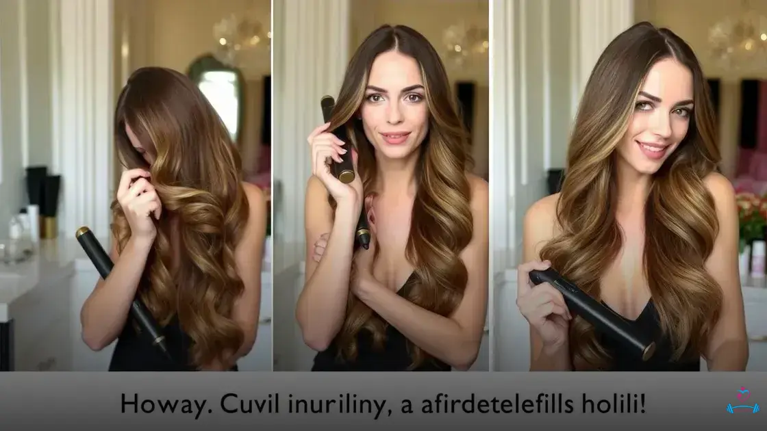 como fazer ondulações no cabelo com chapinha