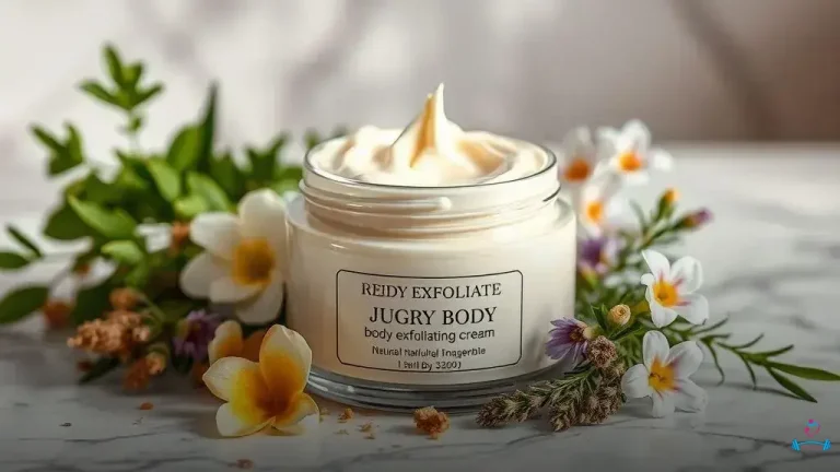 creme esfoliante para o corpo