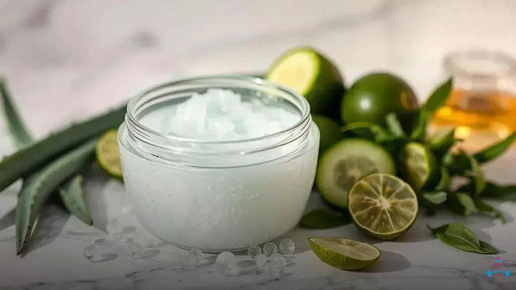 gel esfoliante para o rosto