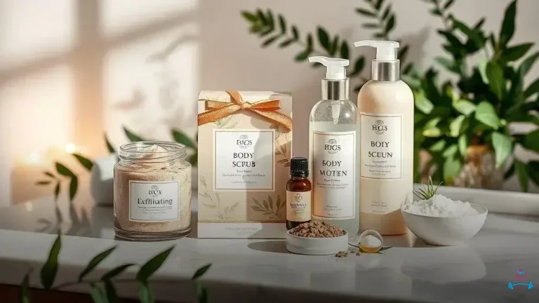 kit esfoliante e hidratante corporal